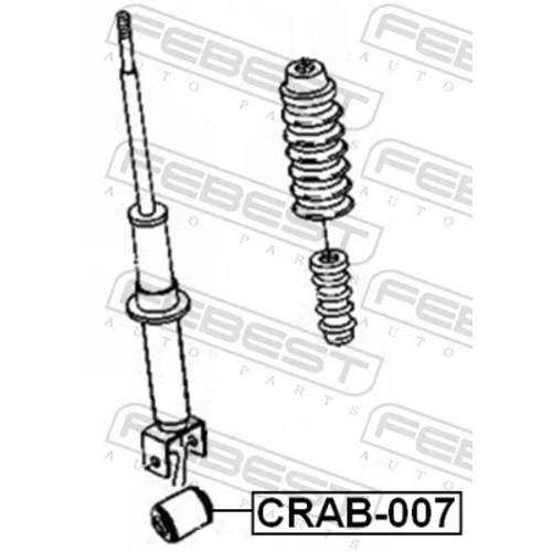 Puzdro, tlmič CRAB-007 /FEBEST/ - obr. 1