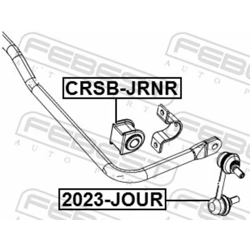 Uloženie priečneho stabilizátora CRSB-JRNR /FEBEST/ - obr. 1
