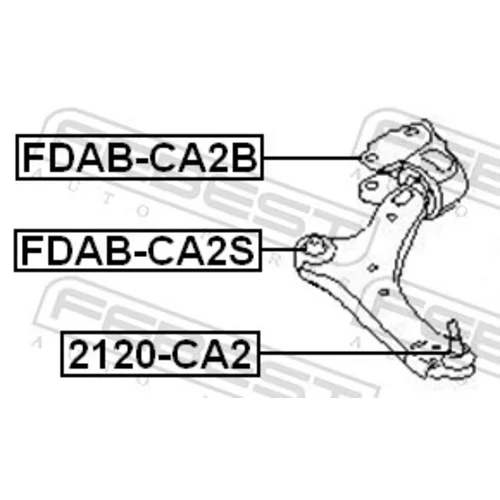 Uloženie riadenia FDAB-CA2B /FEBEST/ - obr. 1
