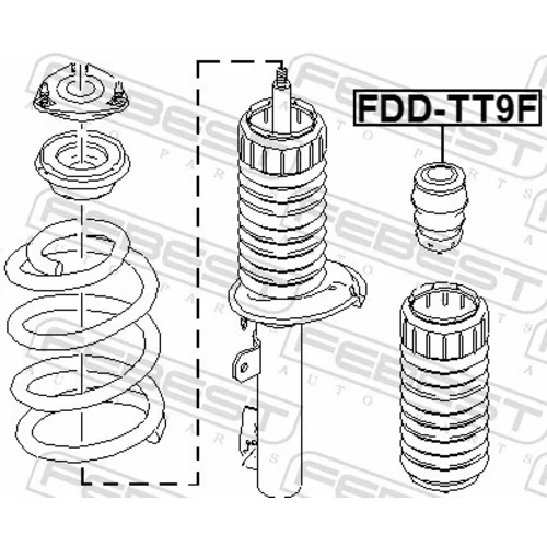 Doraz odpruženia FDD-TT9F /FEBEST/ - obr. 1