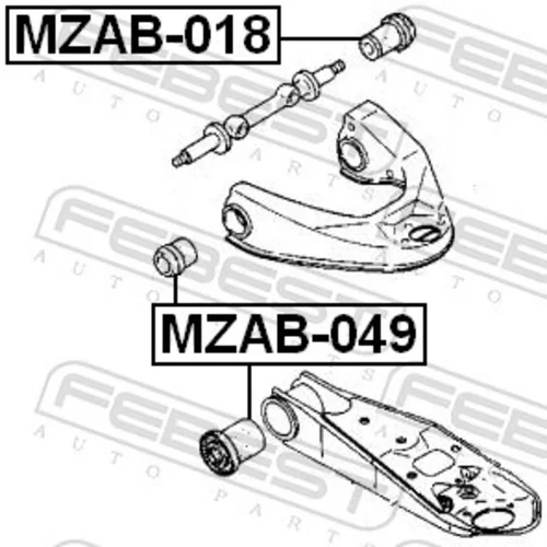 Uloženie riadenia MZAB-049 /FEBEST/ - obr. 1