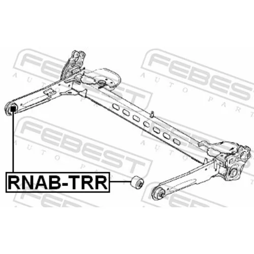 Uloženie tela nápravy RNAB-TRR /FEBEST/ - obr. 1