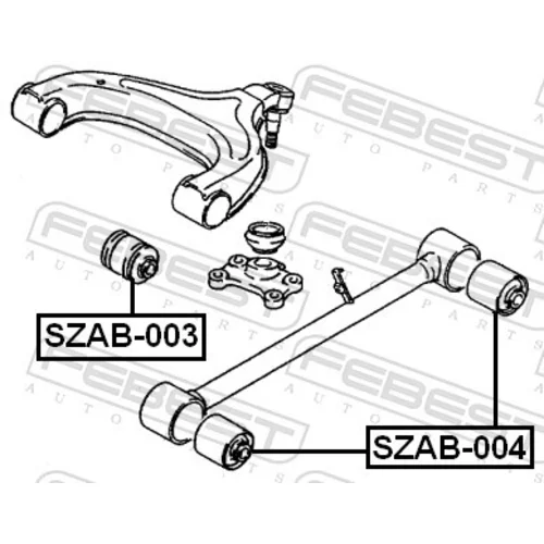 Uloženie riadenia SZAB-003 /FEBEST/ - obr. 1