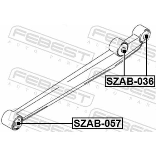 Uloženie riadenia SZAB-036 /FEBEST/ - obr. 1