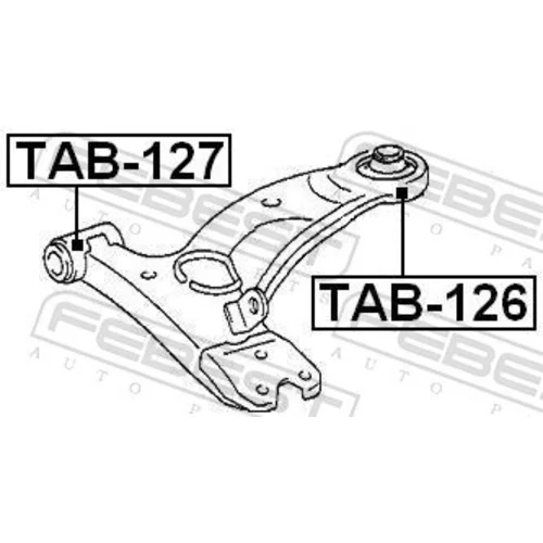 Uloženie riadenia TAB-126 /FEBEST/ - obr. 1