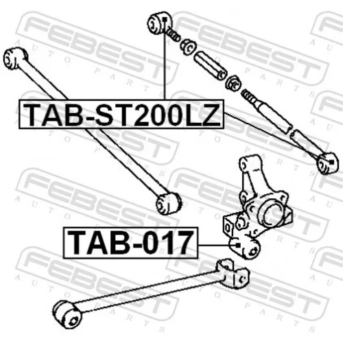 Uloženie riadenia TAB-ST200LZ /FEBEST/ - obr. 1