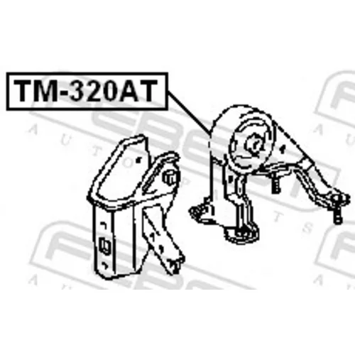 Uloženie motora TM-320AT /FEBEST/ - obr. 1