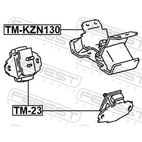 Uloženie motora TM-KZN130 /FEBEST/ - obr. 1