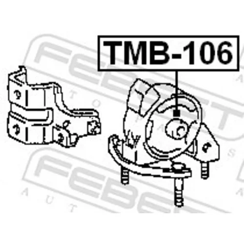 Uloženie motora TMB-106 /FEBEST/ - obr. 1
