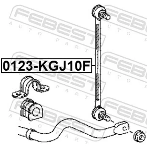 Tyč/Vzpera stabilizátora 0123-KGJ10F /FEBEST/ - obr. 1