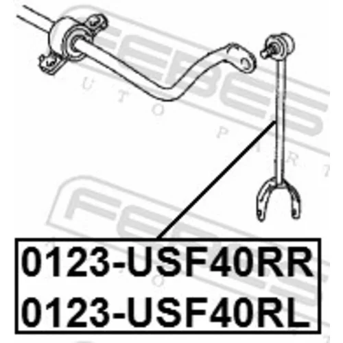 Tyč/Vzpera stabilizátora 0123-USF40RR /FEBEST/ - obr. 1