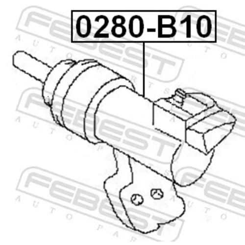 Pomocný spojkový valec 0280-B10 /FEBEST/ - obr. 1