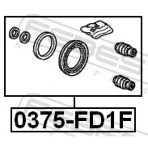Opravná sada brzdového strmeňa 0375-FD1F /FEBEST/ - obr. 1