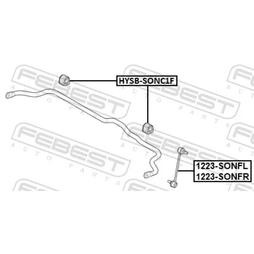 Tyč/Vzpera stabilizátora 1223-SONFL /FEBEST/ - obr. 1