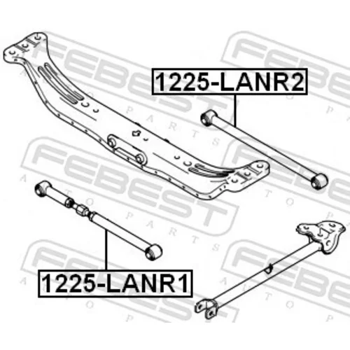 Rameno zavesenia kolies 1225-LANR1 /FEBEST/ - obr. 1