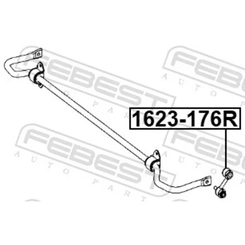 Tyč/Vzpera stabilizátora 1623-176R /FEBEST/ - obr. 1