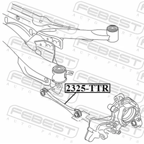 Rameno zavesenia kolies 2325-TTR /FEBEST/ - obr. 1