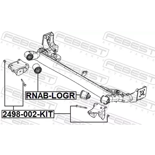 Sada na opravu vodiaceho čapu 2498-002-KIT /FEBEST/ - obr. 1