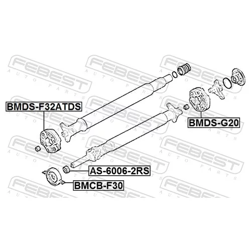 Kĺbový hriadeľ BMDS-F32ATDS /FEBEST/ - obr. 1