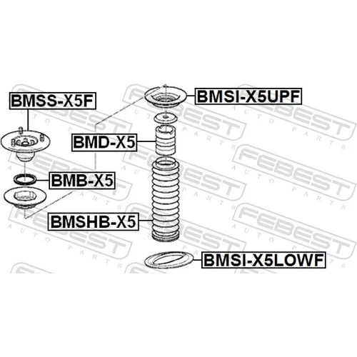 Tanier pružiny BMSI-X5UPF /FEBEST/ - obr. 1
