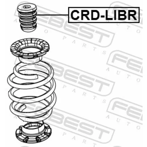 Doraz odpruženia CRD-LIBR /FEBEST/ - obr. 1