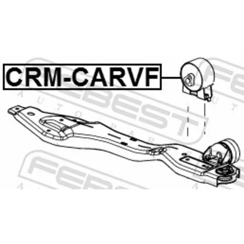 Uloženie motora CRM-CARVF /FEBEST/ - obr. 1