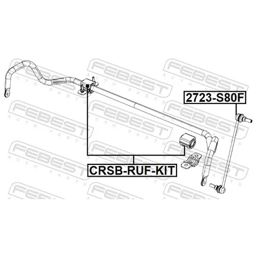Opravná sada uloženia stabilizátora CRSB-RUF-KIT /FEBEST/ - obr. 1