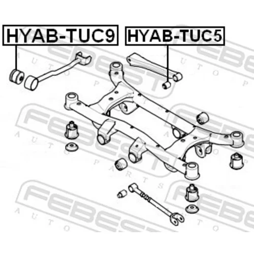 Uloženie riadenia HYAB-TUC9 /FEBEST/ - obr. 1