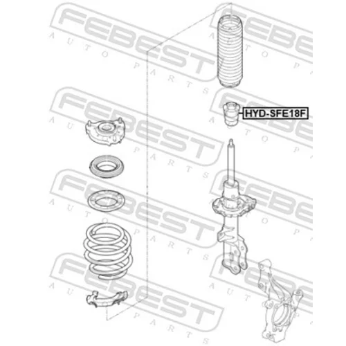 Doraz odpruženia HYD-SFE18F /FEBEST/ - obr. 1