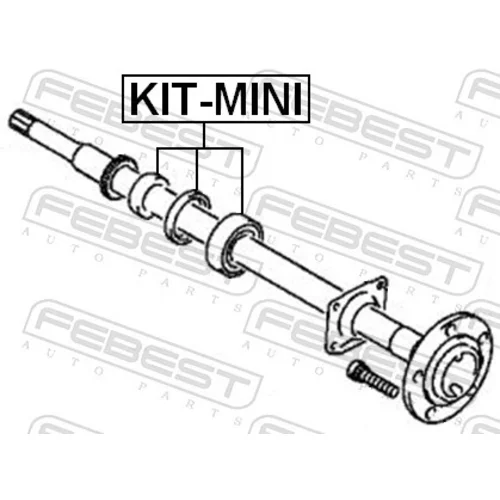 Ložisko hnacieho hriadeľa KIT-MINI /FEBEST/ - obr. 1