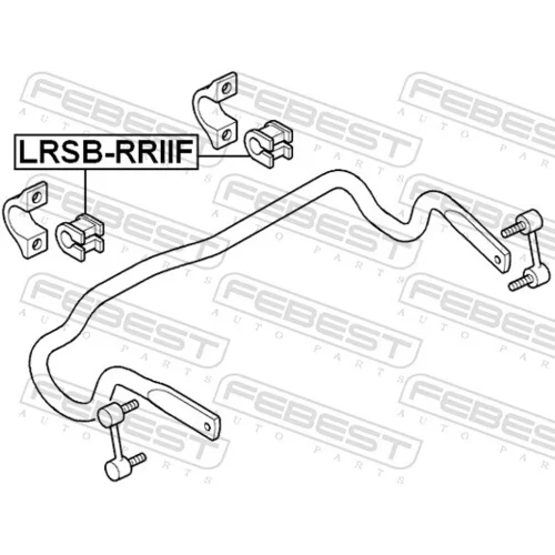 Uloženie priečneho stabilizátora LRSB-RRIIF /FEBEST/ - obr. 1