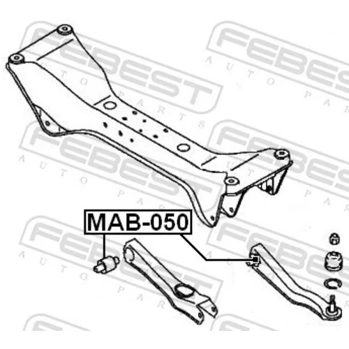 Uloženie riadenia MAB-050 /FEBEST/ - obr. 1