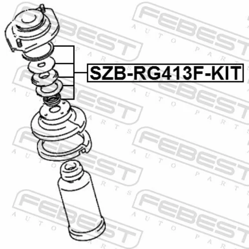 Valivé ložisko uloženia tlmiča SZB-RG413F-KIT /FEBEST/ - obr. 1