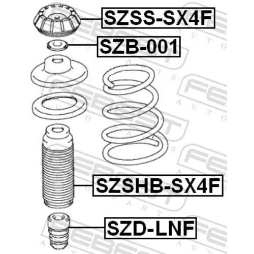Ložisko pružnej vzpery SZSS-SX4F /FEBEST/ - obr. 1