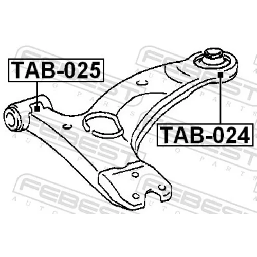 Uloženie riadenia TAB-024 /FEBEST/ - obr. 1