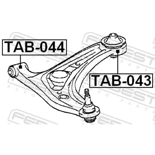 Uloženie riadenia TAB-044 /FEBEST/ - obr. 1