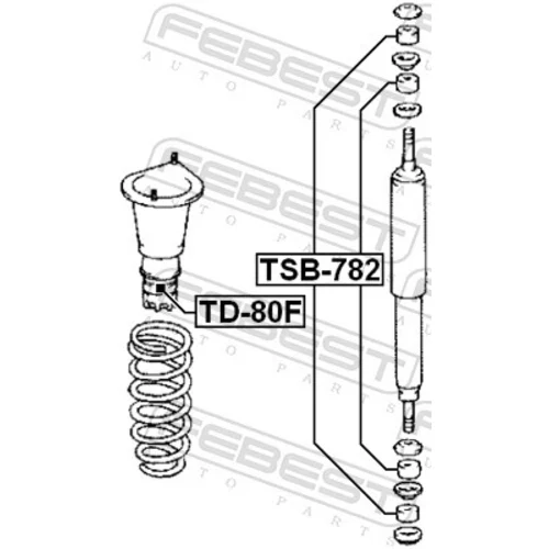 Doraz odpruženia TD-80F /FEBEST/ - obr. 1