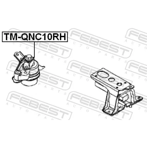 Uloženie motora TM-QNC10RH /FEBEST/ - obr. 1