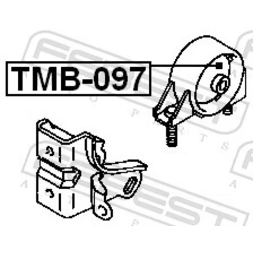Uloženie motora TMB-097 /FEBEST/ - obr. 1