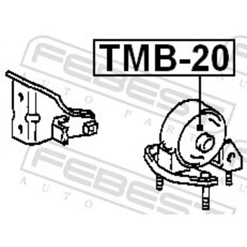 Uloženie motora TMB-20 /FEBEST/ - obr. 1