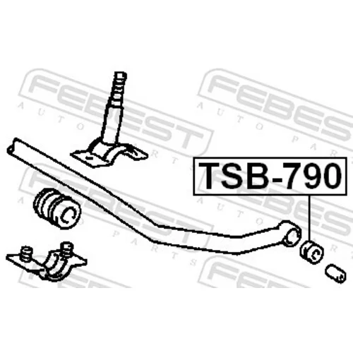 Uloženie priečneho stabilizátora TSB-790 /FEBEST/ - obr. 1