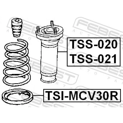 Tanier pružiny TSI-MCV30R /FEBEST/ - obr. 1