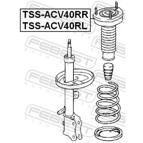 Ložisko pružnej vzpery TSS-ACV40RL /FEBEST/ - obr. 1