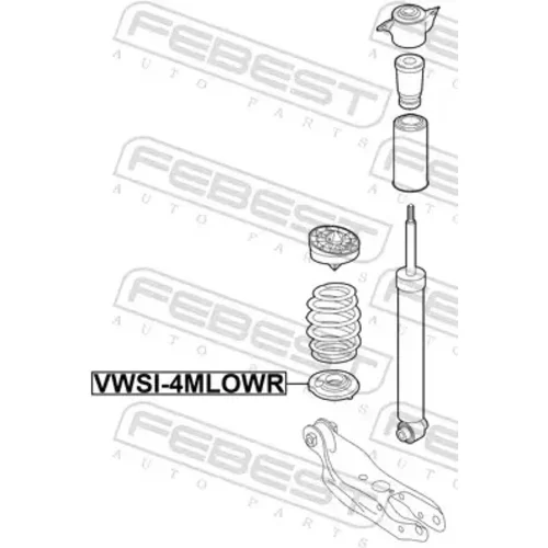 Tanier pružiny VWSI-4MLOWR /FEBEST/ - obr. 1