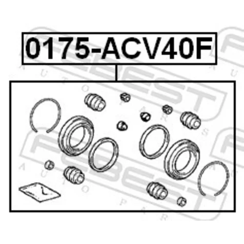 Opravná sada brzdového strmeňa 0175-ACV40F /FEBEST/ - obr. 1