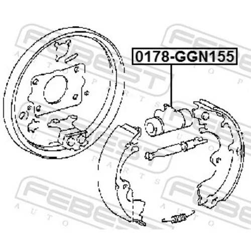 Brzdový valček kolesa 0178-GGN155 /FEBEST/ - obr. 1