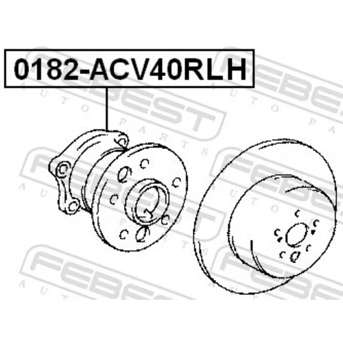 Náboj kolesa 0182-ACV40RLH /FEBEST/ - obr. 1