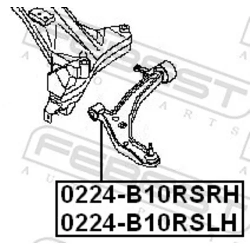 Rameno zavesenia kolies 0224-B10RSLH /FEBEST/ - obr. 1
