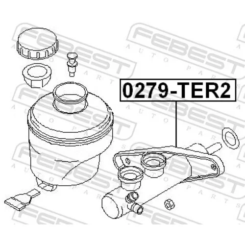 Hlavný brzdový valec 0279-TER2 /FEBEST/ - obr. 1