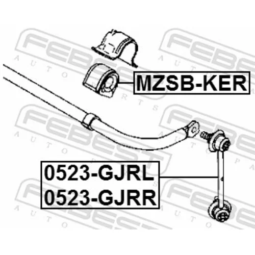 Tyč/Vzpera stabilizátora 0523-GJRR /FEBEST/ - obr. 1